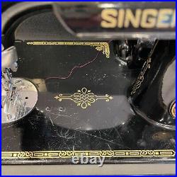 Singer 221 Featherweight Sewing Machine Vintage 1954 Portable Electric Case Cord