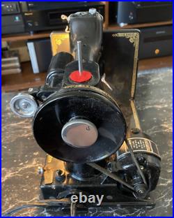 Singer Featherweight Model 221K Sewing Machine c. 1948 Black Runs