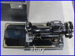 Singer Portable Electric Sewing Machine 221-1 With Original Case ested