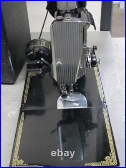 Singer Portable Electric Sewing Machine 221-1 With Original Case ested