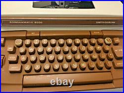 Smith-Corona Coronamatic 8000 Electric Typewriter With Cover Rare Vintage 197X