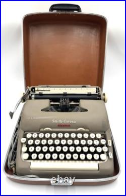 Smith Corona Vintage Electric Typewriter Portable with Case Tested READ