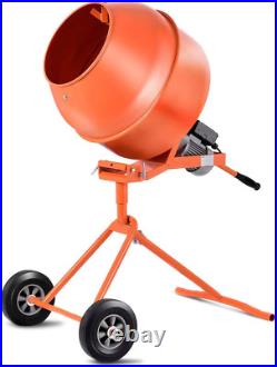 Stark USA 1/2hp 5.0 CU FT Portable Electric Concrete Cement Mixer Barrow Machine