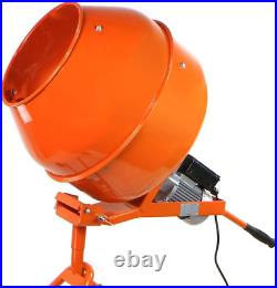 Stark USA 5.0 Cu. Ft. Cement Mixer 1/2Hp Portable Electric Concrete Mortar Barro