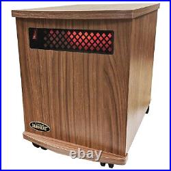 SunHeat USA Infrared Heater 1500 Watt Made in Nebraska Walnut