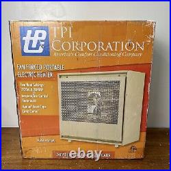 TPI Corporation Fan-Forced Portable Electric Heater 240V, 4000W H474TMC