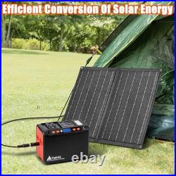 Takki 111Wh Portable Solar Generator Power Station with 21W Foldable Solar Panel
