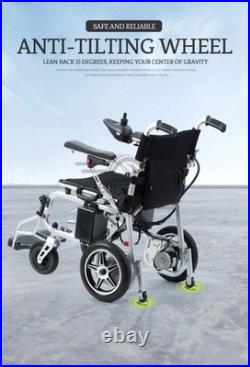 US Intelligent Power Wheelchair All Terrain Folding Portable Electric Wheelchair