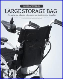 US Intelligent Power Wheelchair All Terrain Folding Portable Electric Wheelchair