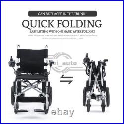 US Intelligent Power Wheelchair All Terrain Folding Portable Electric Wheelchair