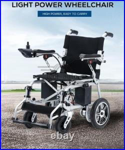 US Intelligent Power Wheelchair All Terrain Folding Portable Electric Wheelchair