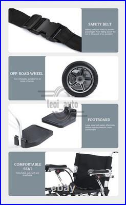 US Intelligent Power Wheelchair All Terrain Folding Portable Electric Wheelchair