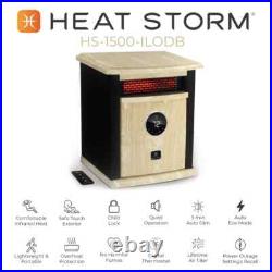 USA, 1500-Watt Black Electric Logan Deluxe Portable Infrared Space Heater