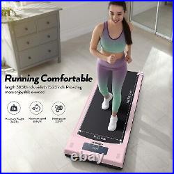 USA^Electric Treadmill Under Desk Walk Pad Portable Fitness Running Machine Home