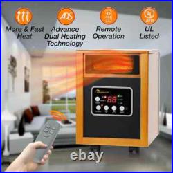 USA, Original 1500-Watt Infrared Portable Space Heater with Dual Heating System