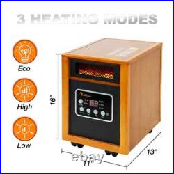 USA, Original 1500-Watt Infrared Portable Space Heater with Dual Heating System