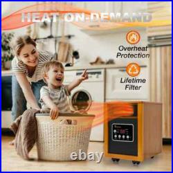 USA, Original 1500-Watt Infrared Portable Space Heater with Dual Heating System