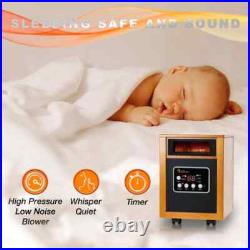 USA, Original 1500-Watt Infrared Portable Space Heater with Dual Heating System