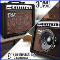 Usa Portable Electric Guitar Amplifier, 30 Watt Power, 8 Inch High-Definition Sp