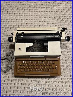 VINTAGE 1976 Smith-Corona Coronamatic 8000 Electric Typewriter with Cover TESTED