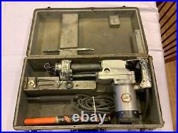 VTG Black & Decker Heavy Duty Electric Portable Rotary Hammer Drill #719 w Case