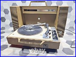 VTG General Electric GE Wildcat Portable Record Player Turntable Working DEMOVID