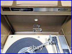 VTG General Electric GE Wildcat Portable Record Player Turntable Working DEMOVID