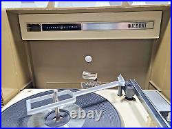 VTG General Electric GE Wildcat Portable Record Player Turntable Working DEMOVID