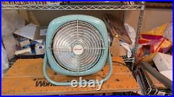 VTG RETRO ELDORADO #5210 green Portable Metal 10 table fan 115v working