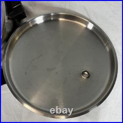 VTG Saladmaster 7256 Electric Skillet 12 Liquid Core Stainless Steel with Power