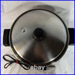 VTG Saladmaster 7256 Electric Skillet 12 Liquid Core Stainless Steel with Power