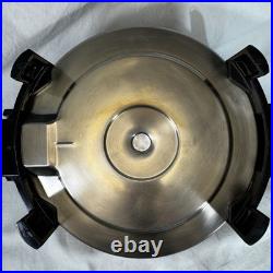 VTG Saladmaster 7256 Electric Skillet 12 Liquid Core Stainless Steel with Power