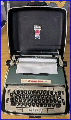 VTG Smith Corona Electra 210 Electric Typewriter withCase In Working Condition