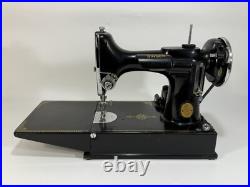 Vintage 1936 Singer 221 Featherweight Portable Electric Sewing Machine WORKING