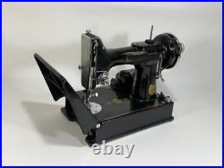 Vintage 1936 Singer 221 Featherweight Portable Electric Sewing Machine WORKING