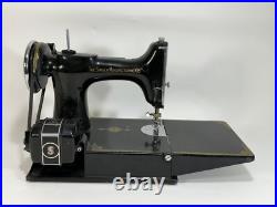 Vintage 1936 Singer 221 Featherweight Portable Electric Sewing Machine WORKING