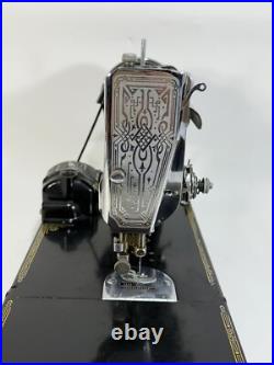 Vintage 1936 Singer 221 Featherweight Portable Electric Sewing Machine WORKING