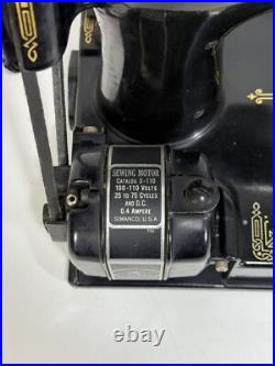 Vintage 1936 Singer 221 Featherweight Portable Electric Sewing Machine WORKING