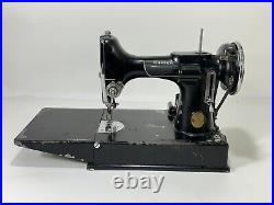 Vintage 1937 Singer Featherweight 221 Portable Electric Sewing Machine in Case