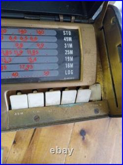 Vintage 1946/47 General Electric GE Radio 260 Portable Tube AM Short Wave