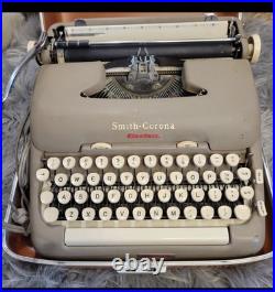 Vintage 1958 Smith Corona Electric Typewriter Functional & Stylish