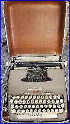 Vintage 1958 Smith Corona Electric Typewriter Functional & Stylish