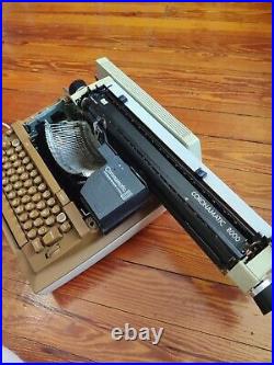 Vintage 197X Smith-Corona Coronamatic 8000 Electric Typewriter With Cover