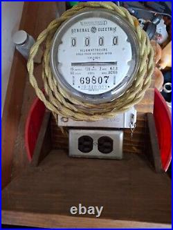 Vintage GE General Electric I-50-A Single Phase Watthour Electric Meter