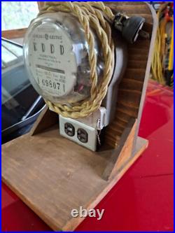 Vintage GE General Electric I-50-A Single Phase Watthour Electric Meter