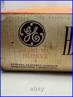 Vintage RARE General Electric Portable Deluxe Hair Dryer Model HD2SV2 Working