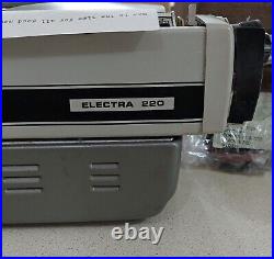 Vintage SMITH CORONA Electra 220 Typewriter WORKING + Case + Extras VGC