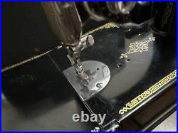 Vintage Singer 221-1 Portable Electric Oct. 1948 Sewing Machine Works
