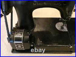 Vintage Singer 221-1 Portable Electric Sewing Machine 1935 AE003845 Accessories