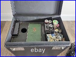 Vintage Singer Featherweight Portable Electric Sewing Machine 221-1 Case Pedal